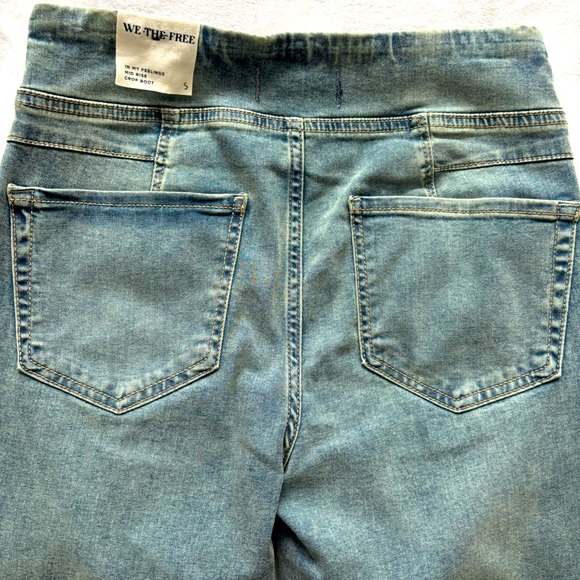 WE THE FREE In My Feelings Mid Rise Pull On Cropped Boot Jeans--S - Picture 8 of 14